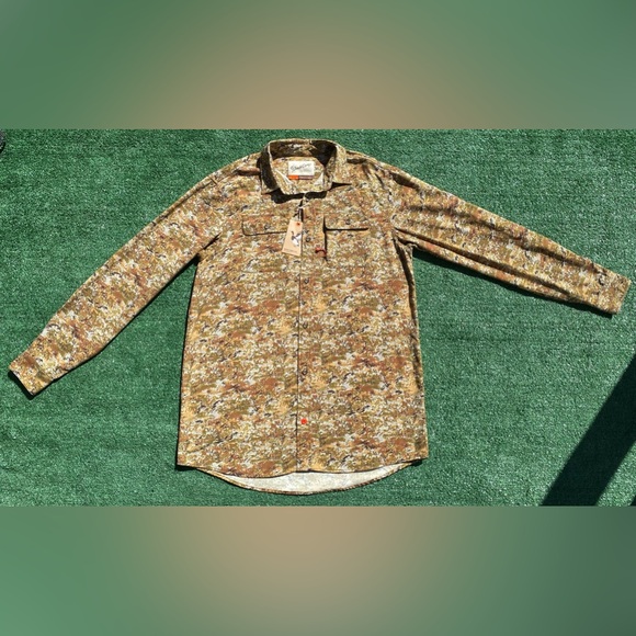 NWT Duck Camp Midland 2.0 Camo Camouflage Button Up Shirt Men’s Size XL Tall - Picture 8 of 10